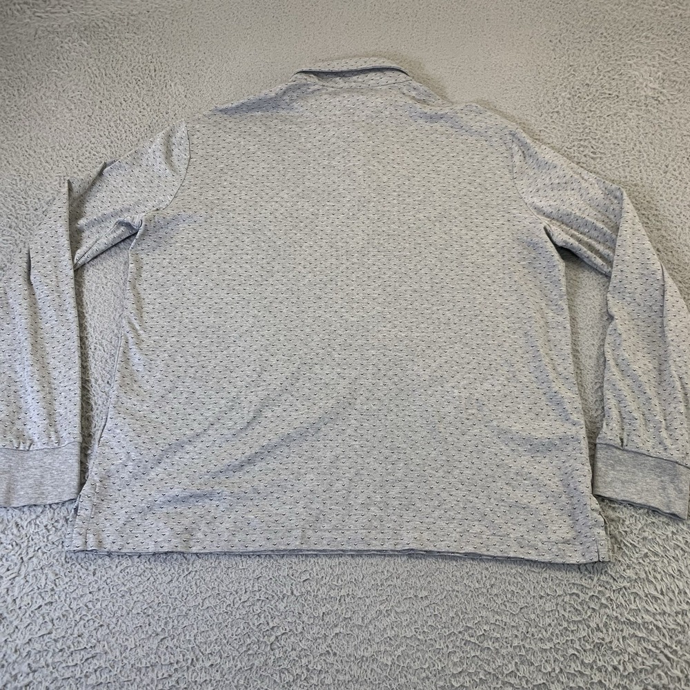 Polo Ralph Lauren Shirt Mens XL Gray Blue All Over Floral Print Long Sleeve - Picture 8 of 9